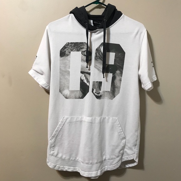 White hoodie shirt by Ninth Hall - Picture 2 of 4